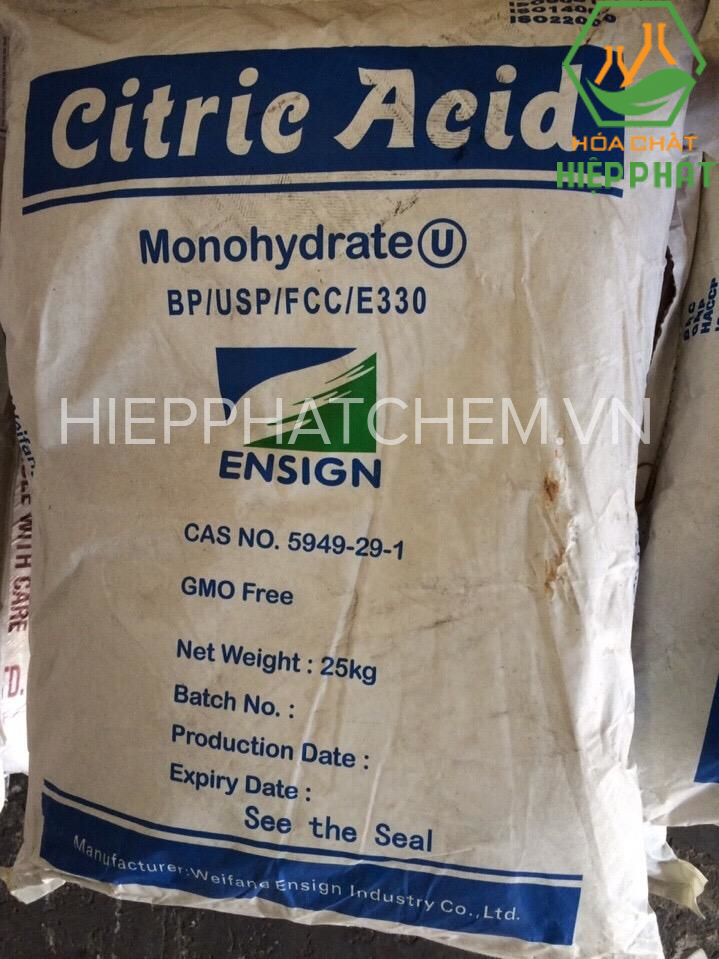 Acid Citric Monohydrate  – Acid chua – E330